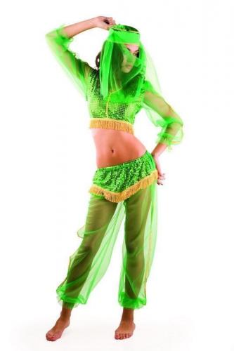 Костюм арабской танцовщицы зеленый - купить 