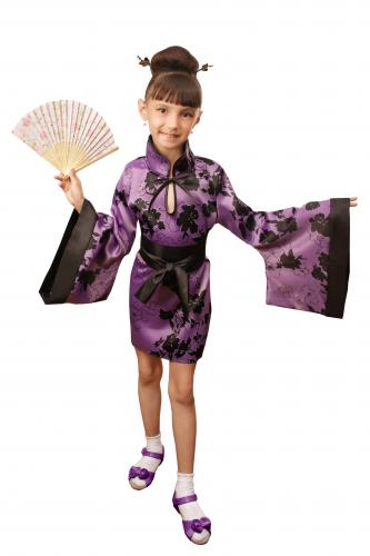 Лиловый костюм китаянки - купить 
