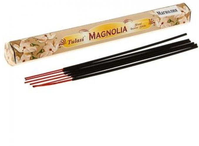 Благовония шестигранник Sarathi Магнолия Magnolia 20 палочек в упаковке