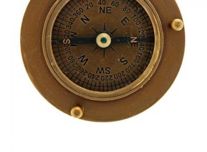 Сувенирные песочные часы с компасом 5 минут
