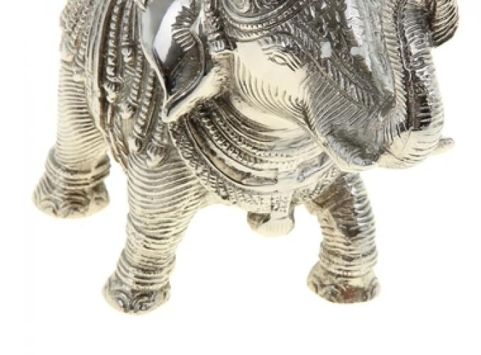 Сувенир Слон никелированный