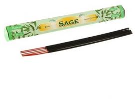 Благовония шестигранник Sarathi Шалфей Sage 20 палочек в упаковке