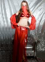 Красный костюм восточной танцовщицы