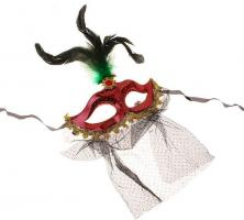 Карнавальная маска с вуалью