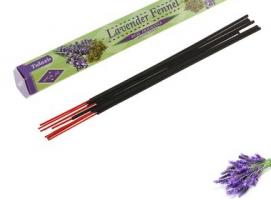 Благовония шестигранник Sarathi Lavender Fennel Лаванда фенхель 20 палочек в упаковке