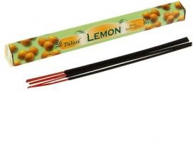 Благовония шестигранник Sarathi Лимон Lemon 20 палочек в упаковке