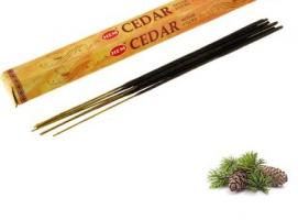 Благовония HEM Cedar (Кедр), шестигранник, 20 палочек