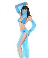 Костюм арабской танцовщицы голубой