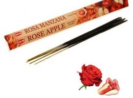 Благовония HEM Apple Rose (Розовое яблоко), шестигранник, 20 палочек